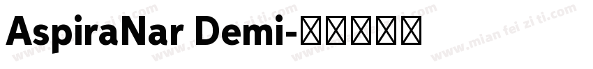 AspiraNar Demi字体转换